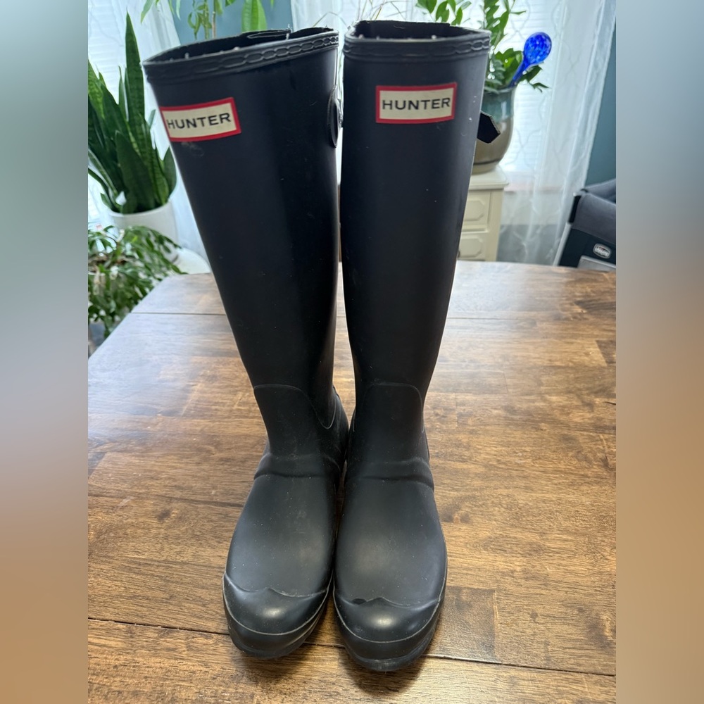 Hunter Black Rain Boots